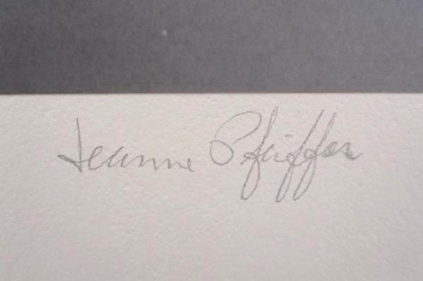At the Wishing Well Photograph On Board 20x16 Signed Artist Jeanne Pfeiffer 1953
