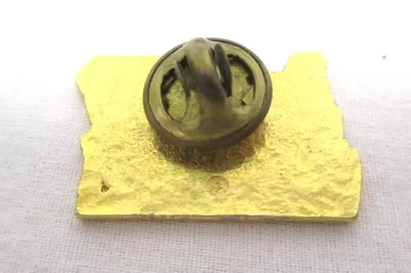 Vintage 97 KYTE Portland Oregon Country Music Brass Pin Hat Lapel RARE