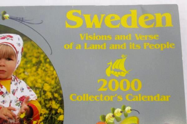 2000 Calendar Sweden Visions and Verse of a Land and It's People Scandinavian