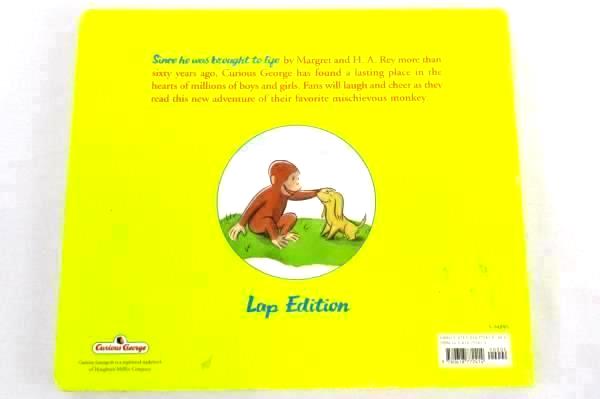 Curious George and the Puppies Board Book 1998 Margret and H.A. Rey's