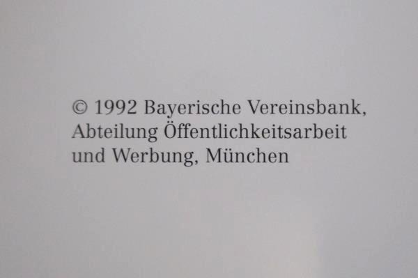 Bayerische Vereinsbank Promotional Booklet Eckart Klebmann Furst Puckler-Muskau
