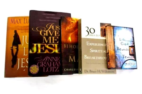 Lot of 5 Inspirational Spiritual Books Rewards For Teens Behold The Man