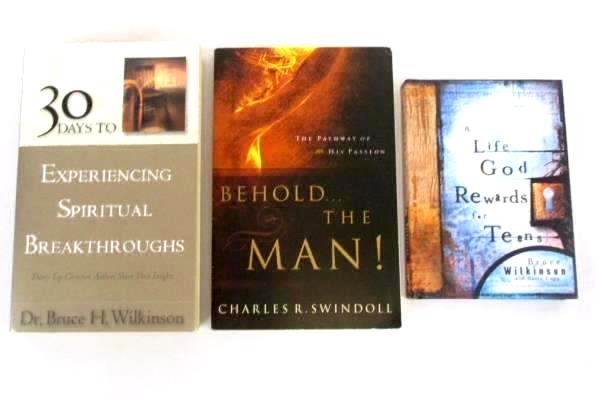 Lot of 5 Inspirational Spiritual Books Rewards For Teens Behold The Man
