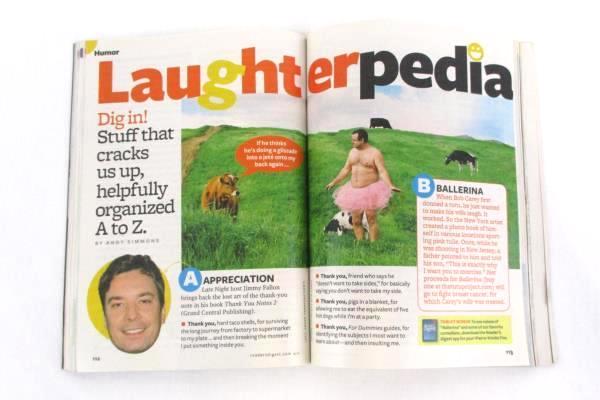 Reader's Digest Magazine Book September 2012 Will Ferrell Joan Rivers Tina Fey
