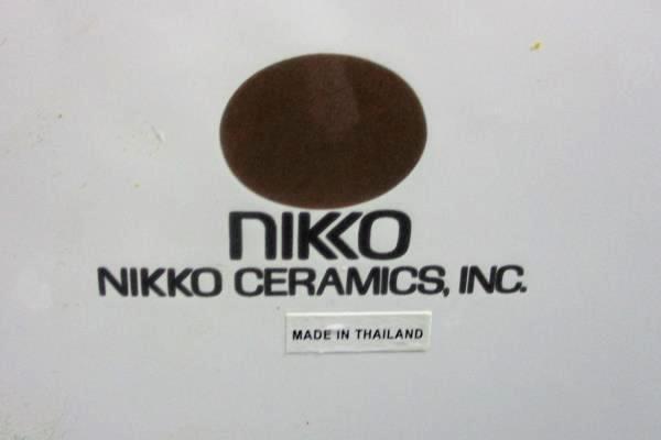 3 Nikko Ceramics Inc "Christmastime" Ceramic Over Metal Nesting Bowls