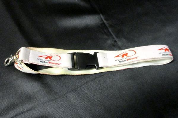 Nobel Biocare 40 Anniversary Lanyard Key Chain World Conference 2005 Prosthetic