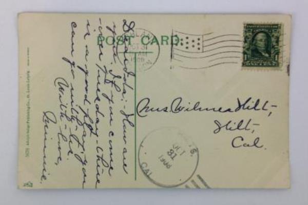 Vintage Early 1900's Hunting in Dixie Land Postcard Seige Pub. Germany Used