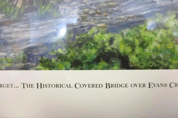 Historical Covered Bridge Evans Creek Wimer Oregon 1892-2003 Print Mary Geller