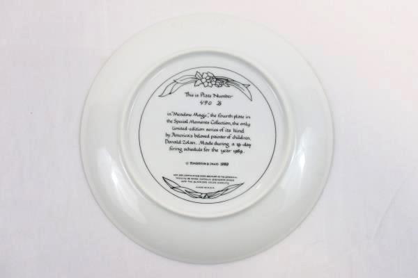 Meadow Magic Collectible Plate Donald Zolan 1989 Pemberton & Oakes