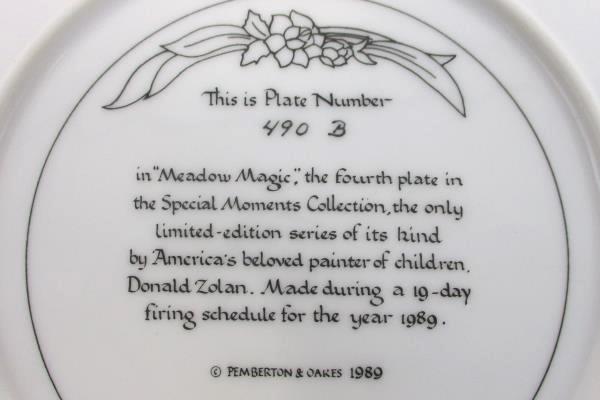 Meadow Magic Collectible Plate Donald Zolan 1989 Pemberton & Oakes