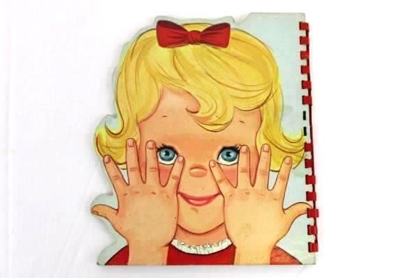 Vtg 1966 Ten Little Fingers Signs w/Hands Sturdi-Contour Wonder Illustrated Book