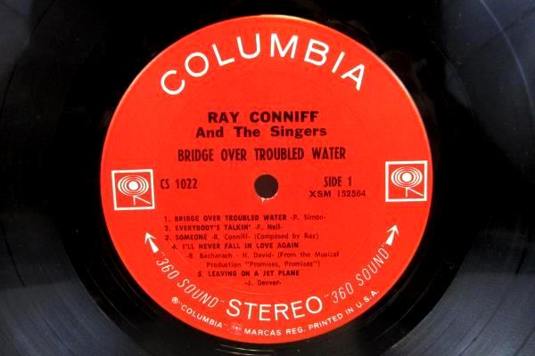 Ray Conniff and the Singers Bridge over Troubled Water Vinyl LP Shrink Hype 1970