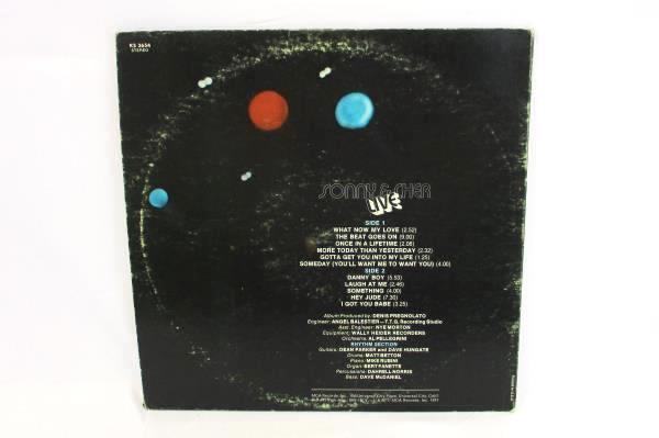 Sonny & Cher LIVE LP Album Kapp MCA Records 1971 Gatefold Paper Sleeve KS 3654
