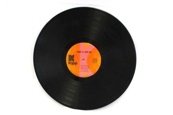 Sonny & Cher LIVE LP Album Kapp MCA Records 1971 Gatefold Paper Sleeve KS 3654