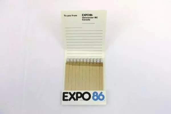 EXPO 86 WORLD EXPOSITION Vancouver Canada OVERSIZED Matchbook