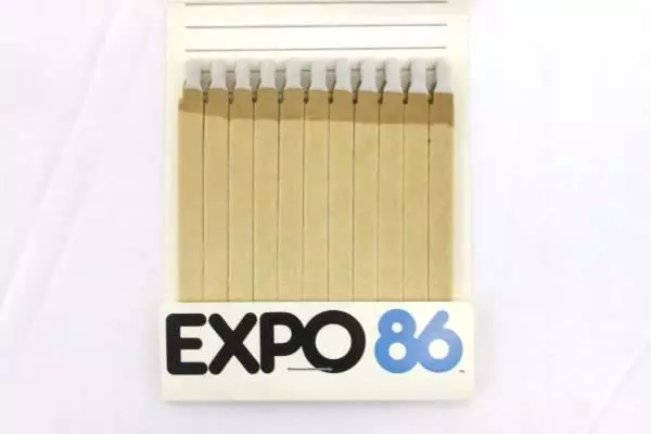 EXPO 86 WORLD EXPOSITION Vancouver Canada OVERSIZED Matchbook