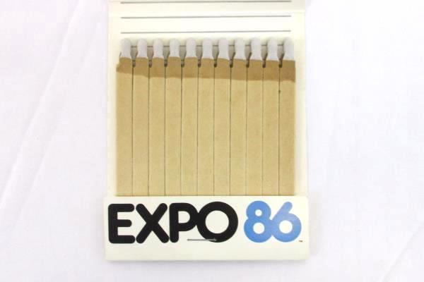 EXPO 86 WORLD EXPOSITION Vancouver Canada OVERSIZED Matchbook