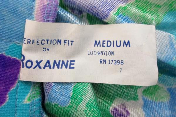 Vintage Floral Swimsuit Wrap Skirt Cover Med by Perfection Fit Roxanne