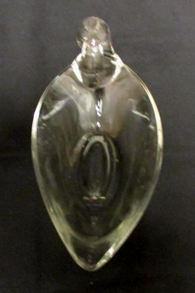 Duncan Miller Style Crystal Glass Swan Dish Decor Clear Glass Marble Filler