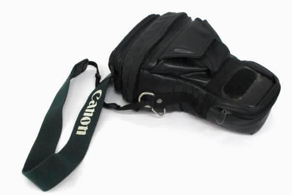 Canon EOS Rebel 35-80mm Camera 200e Speedlite Flash Slave Off Shoe Cord Case Bag
