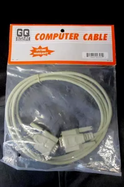 Lot of 2 GQ Great Quality Computer Cable 6' VGA HD15 Male to Male HD15 NEW OS