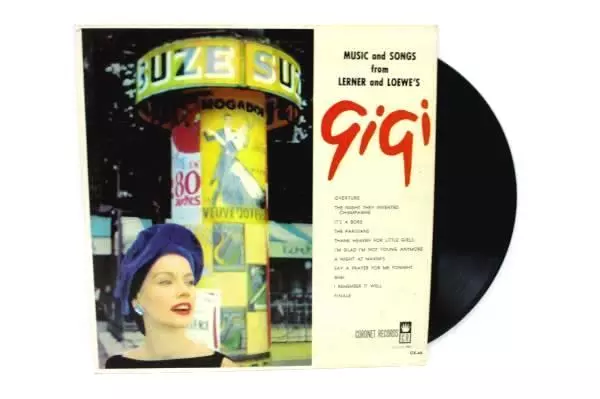 Lot of 2 Lerner & Loewe's GiGI Music and Songs Festival Series Vinyl Records