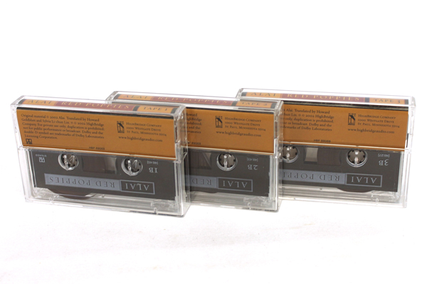 Red Poppies A Historcial Novel by Alai Audio 6 Cassette Tapes