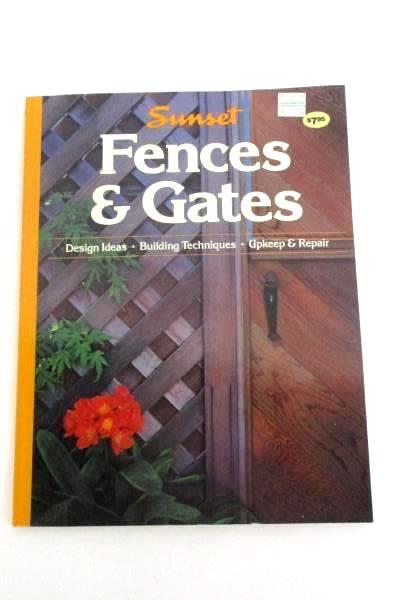 Lot of 3 Sunset Books ~Fences and Gates Lawn Ground Covers Planning Rock Gardens