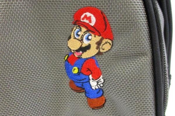 A.L.S. Industries MARIO Nintendo Game Zipper Carry Travel Case Backpack Black