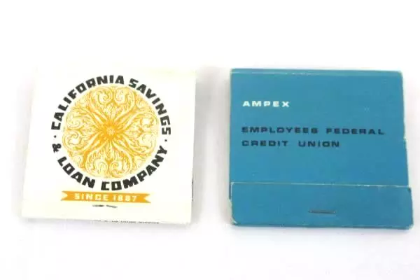 Lot of 9 Vintage Unused Matchbooks California Restaurants Banks San Francisco