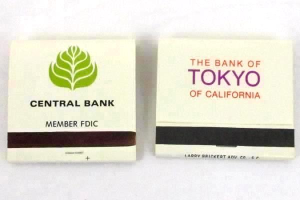 Lot of 9 Vintage Unused Matchbooks California Restaurants Banks San Francisco