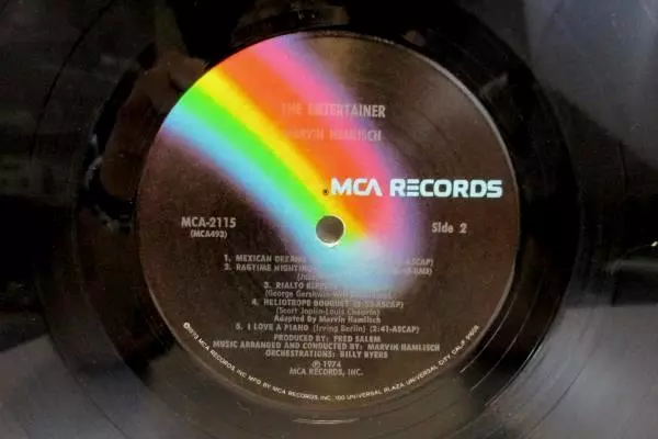Marvin Hamlisch The Entertainer Vinyl LP Album Record MCA2115 MCA RECORDS