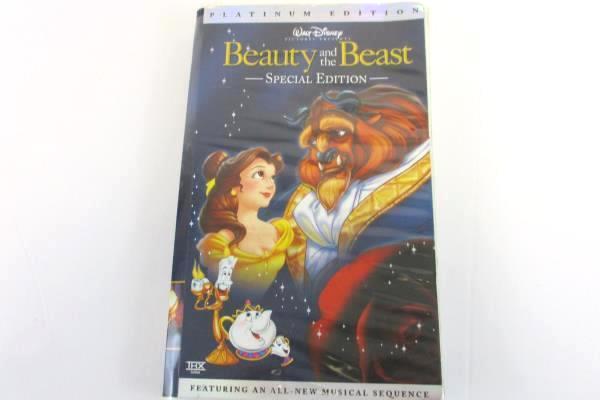 3 Disney VHS Movies Fantasia Beauty Beast Special Edition Belle's Magical World