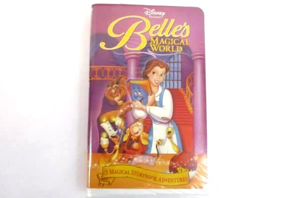 3 Disney VHS Movies Fantasia Beauty Beast Special Edition Belle's Magical World