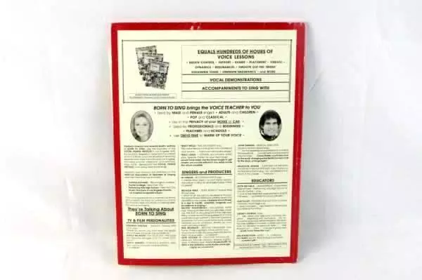 1989 Vintage Self Help Born To Sing Vocal Technique How To Book
