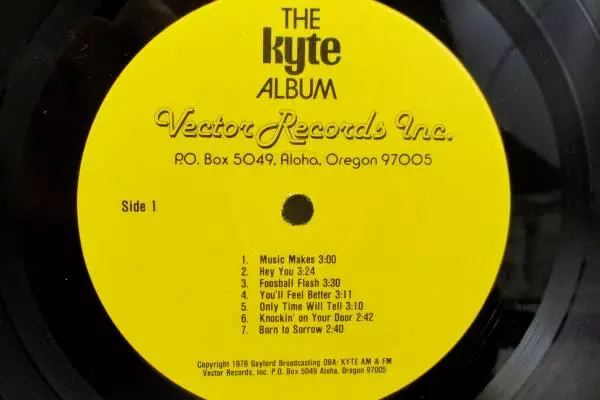 12" Record LP 33 RPM "The KYTE Album" 1978 Soul R&B Radio Station Cut