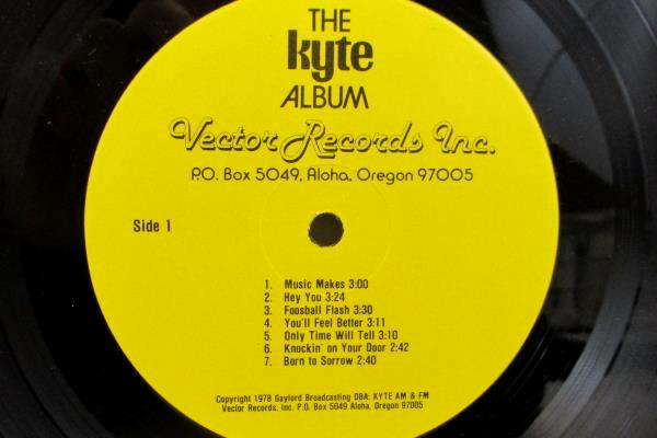12" Record LP 33 RPM "The KYTE Album" 1978 Soul R&B Radio Station Cut