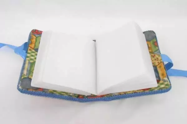 Lot of 2 Small Picture Albums Purple Friends Easy Fasten Fabric Covered Baby Alb
