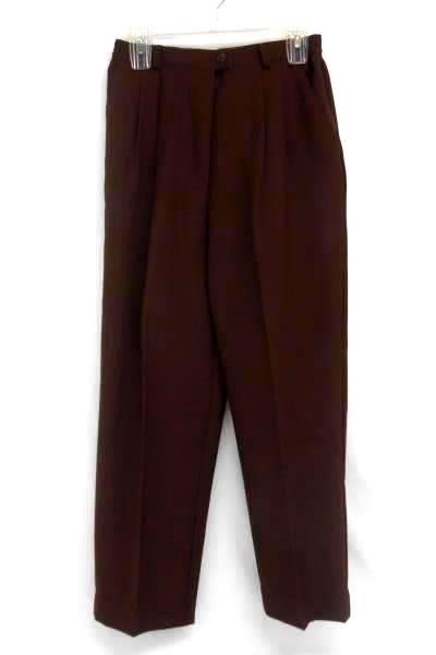 Counterparts Brown Trouser Pants Slacks Pleated Front Wear to Work Women's 8