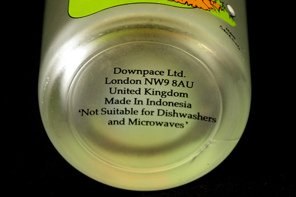 6.25" Tall Frosted Glass Fox Homer Simpson Golfing D'OH 2002 AS IS
