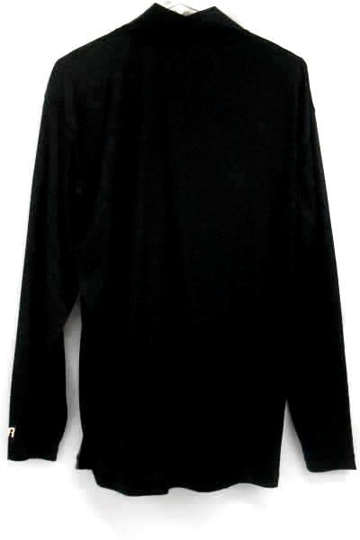 Russel Oregon Ducks 1/4 Zip Pullover Jacket Men's M Black Gray Silver