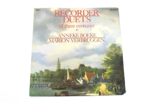12" 33RPM "Recorder Duets Of Three Centuries" 1986 SLPD12795 LP Record
