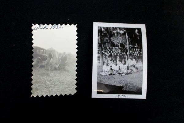 3 Black White Photos Photographs Family Man Wen Children Daily Living 1930s
