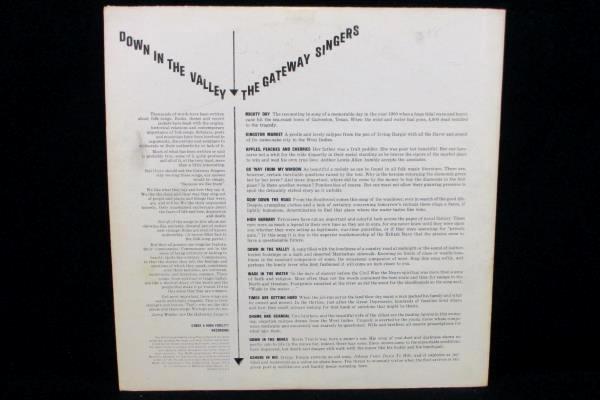 The Gateway Singers LP 33 RPM "Down In The Valley" MGM Records 1961 12" Record