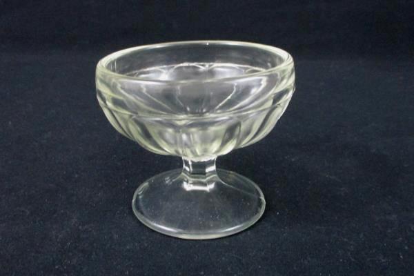 Lot of 2 Vintage Bowls Elegant Clear Glass Hobnail Pedestal