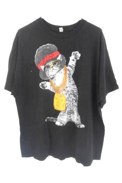 All Gold Everything Triniadad Cat Wearing Chains Black T-Shirt Unisex 2XL