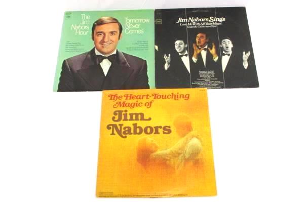 Lot of 3 Jim Nabors Vinyl LP Records Tomorrow Never Love Me The Heart-Touching