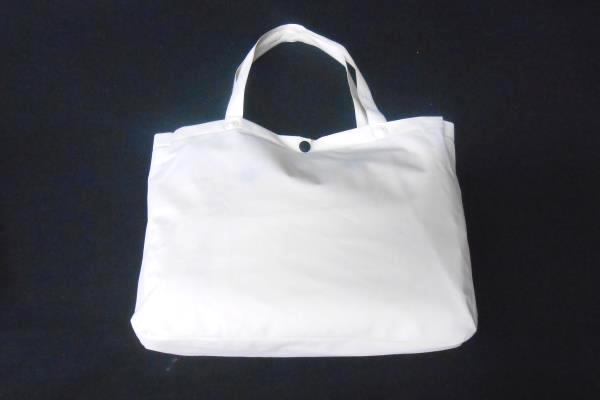 Cream Nylon Rain Coat in a Bag Belted Trench Removable Hood Carry Bag Women's