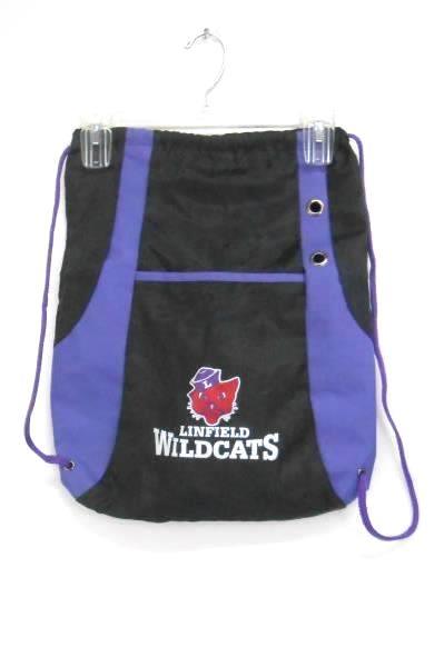 Lot 4 Linfield College Gear Sz S Greek Life Week Wildcats Drawstring Backpack