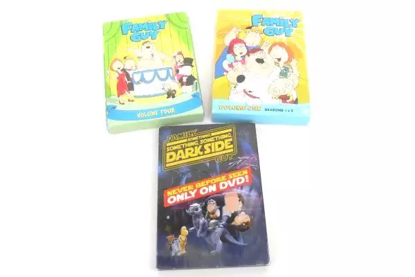 FAMILY GUY Volume One & Volume 4 On DVD 7 Discs + Bonus Family Guy DVD